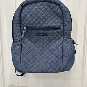 Vera Bradley Quilted Blue Backpack~Lightweight Travel/Everyday Bag